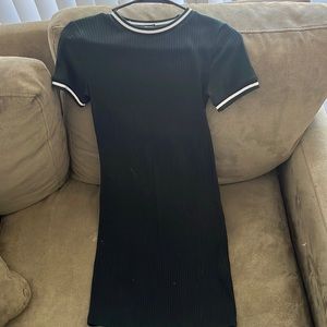 Dark Green T-Shirt Dress